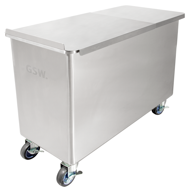 Two-Step Sliding Cover Flour Bins