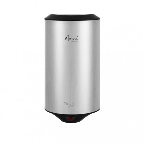 Awoco AK2805 Round Stainless Steel Automatic High Speed Commercial Hand Dryer, UL Listed, 1 Year Warranty