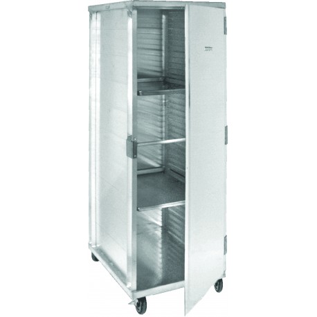 All Welded Aluminum Enclosed Mobile Pan Cabinet