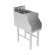 Stainless Steel Blender Station w/ Dump Sink