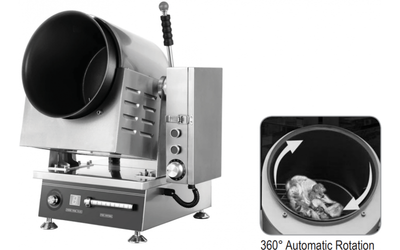 Today's New Product - Commercial Automatic Roller Wok