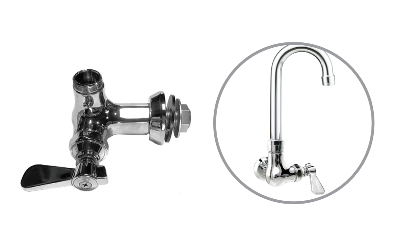 Today's New Product - Single Manual Operated Wall Mount Faucet Base