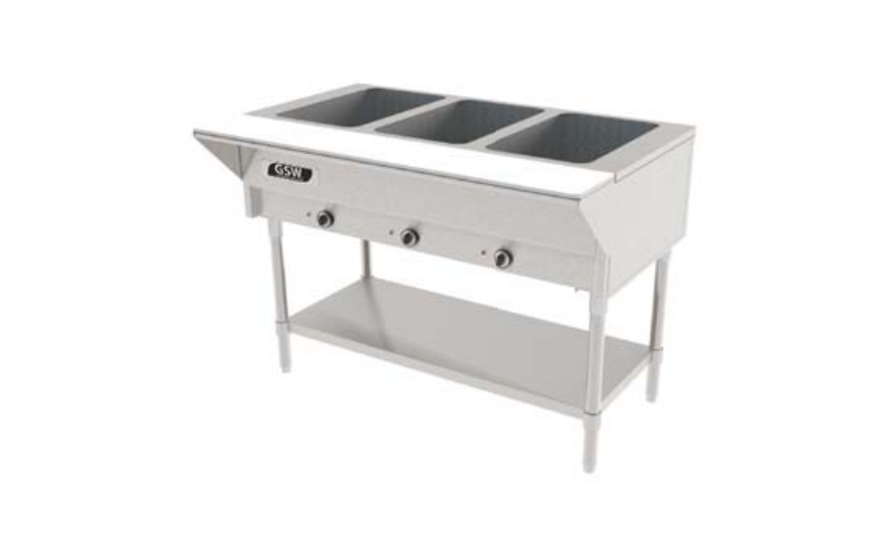 Today's New Product - S/S Electric Open Wells & Sealed Wells Hot Food Table with Cutting Board